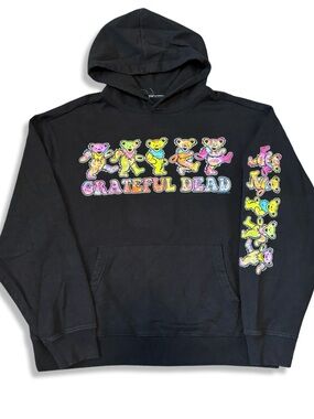 Grateful Dead Hoodie with Colorful Dancing Bears
